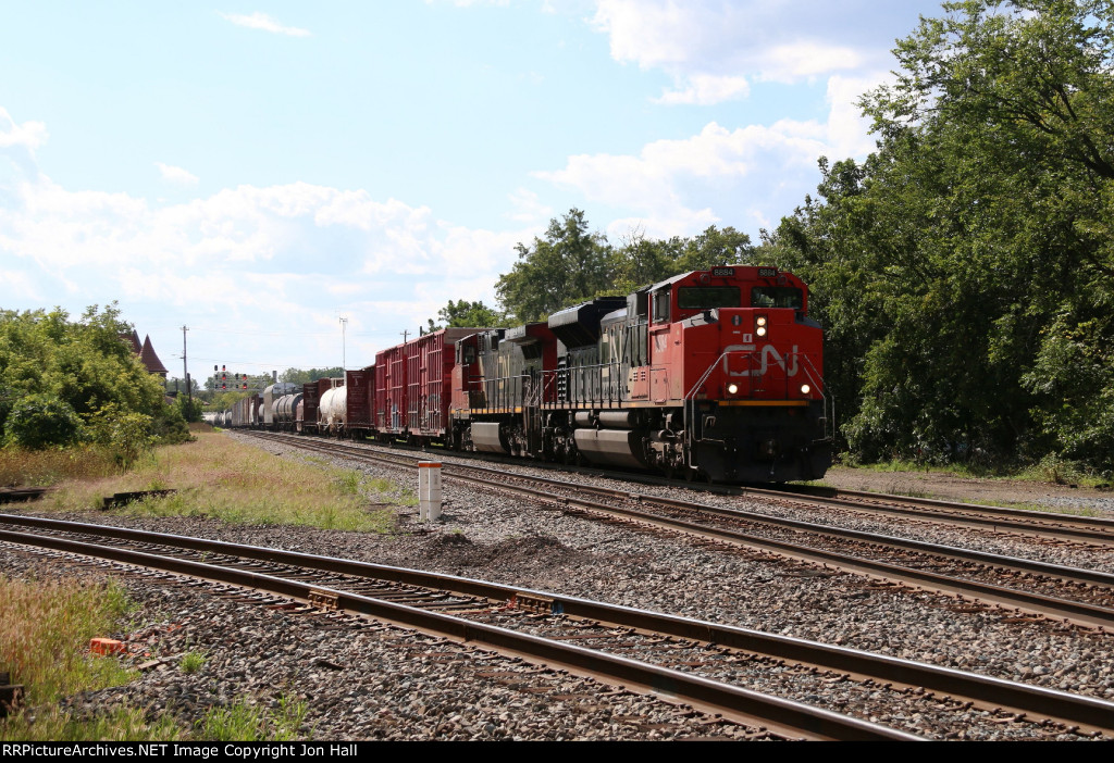 M396 slowly rolls east through town on Main 1